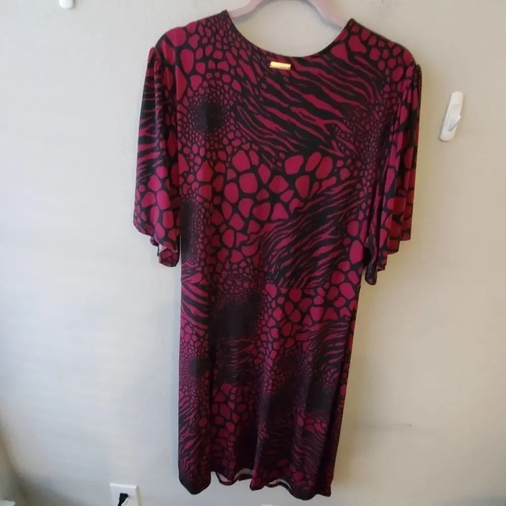 Michael kors floral faux wrap stretch dress plus‎ size 2X NEW!!!!